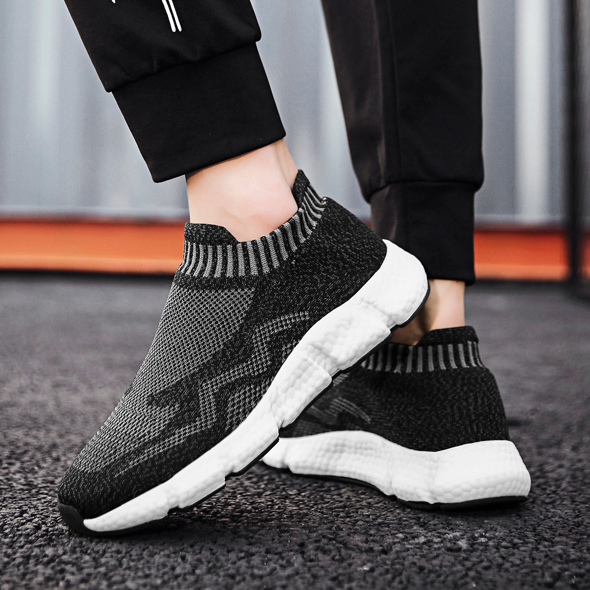 Title 6, Męskie buty sportowe ultralekkie Flying Knit Po...