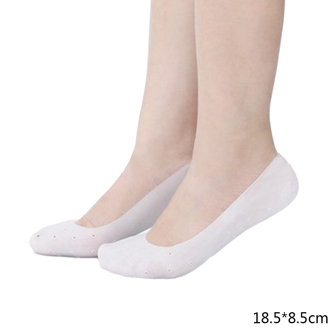 Title 2, Moisturizing Socks Invisible Boat Socks Heel Pr...