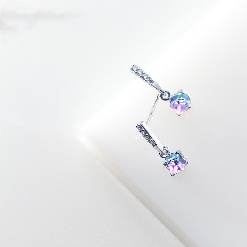 S925 Silver Earrings Women Fashion