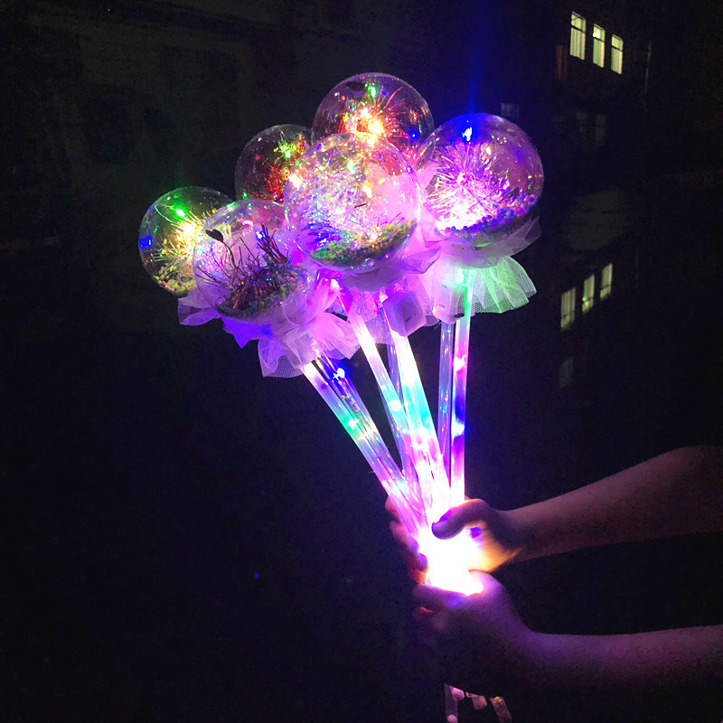 Internet Celebrity Bobo Ball Glowing Hot Style Star Magic New Handheld Bobo Ball Square Toy Night Market Stall