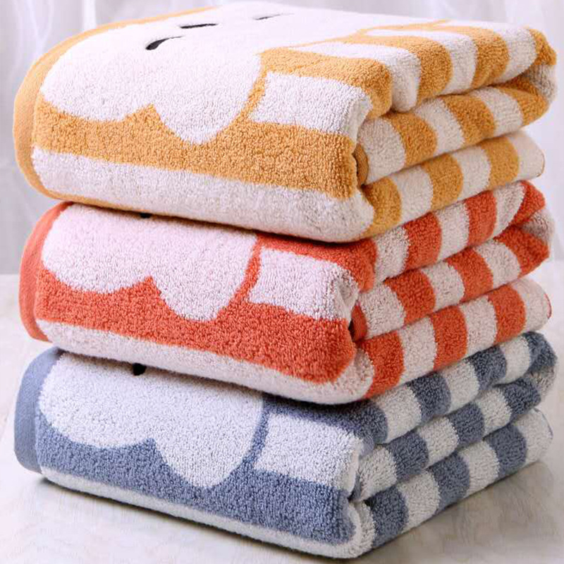 Cartoon Bath Towel Soft Absorbent Multicolor Baby Bath Towel — view 5