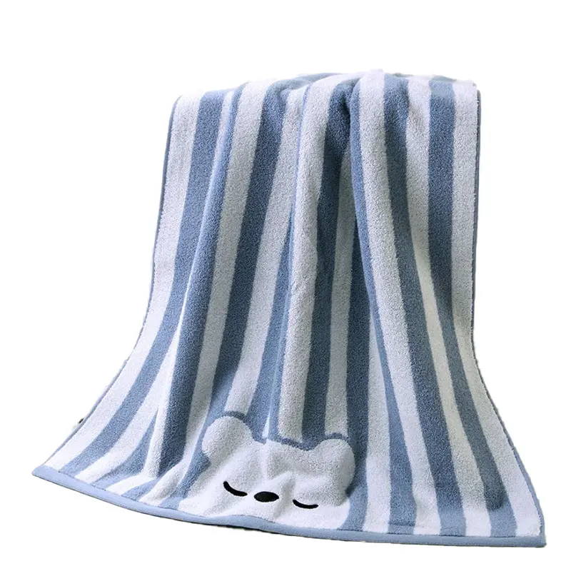 Cartoon Bath Towel Soft Absorbent Multicolor Baby