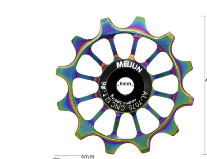 Rear Derailleur Guide Wheel For Bearing Mountain Road Folding Bike — foto 2