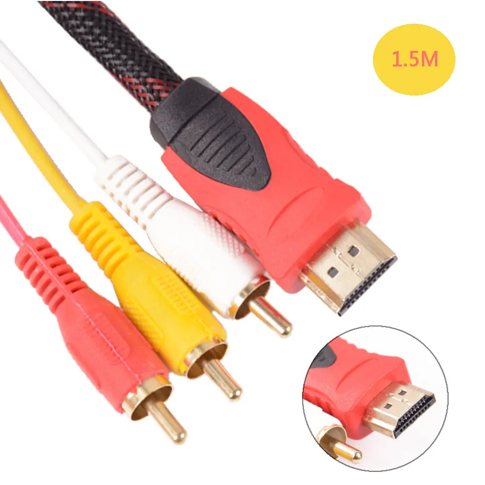 HDMI To Red Yellow And White Adapter