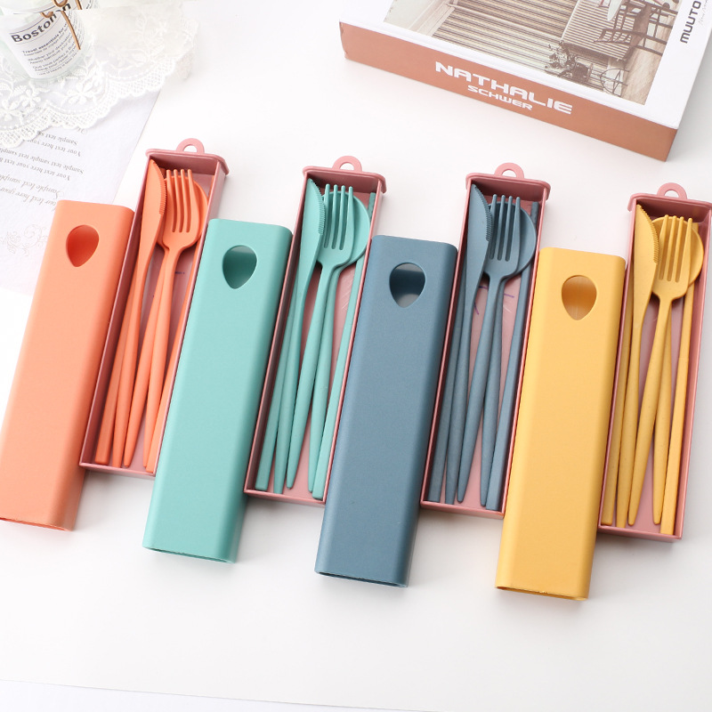 Creative Wheat Knife Fork Spoon Chopsticks Set