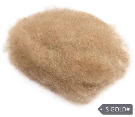 New Product Tear Hair European And AmericanHot StyleMid Length WigReal Hair Gold - Shop at LoveMi