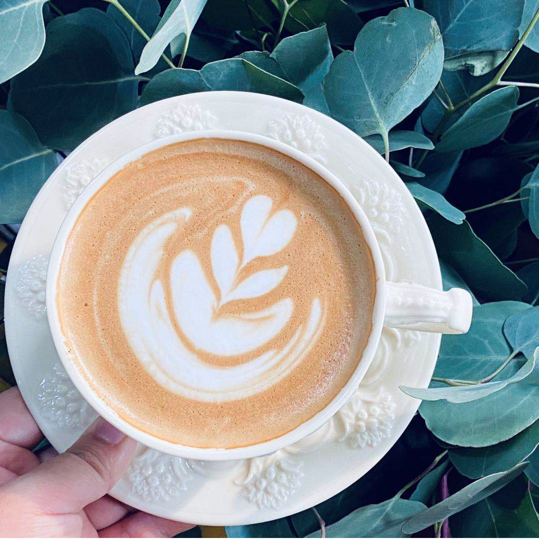 Classic Big Mouth Coffee Cup And Saucer