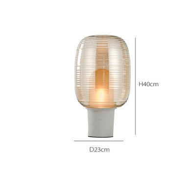 Cognac table lamp