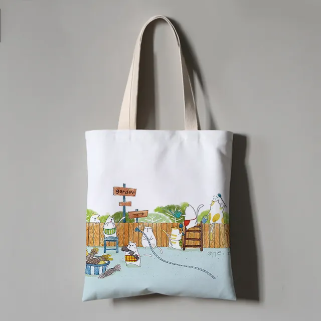 Canvas Bag, Cloth Bag, One Shoulder Portable Environmental Protection Bag 10Style M - Shop at LoveMi