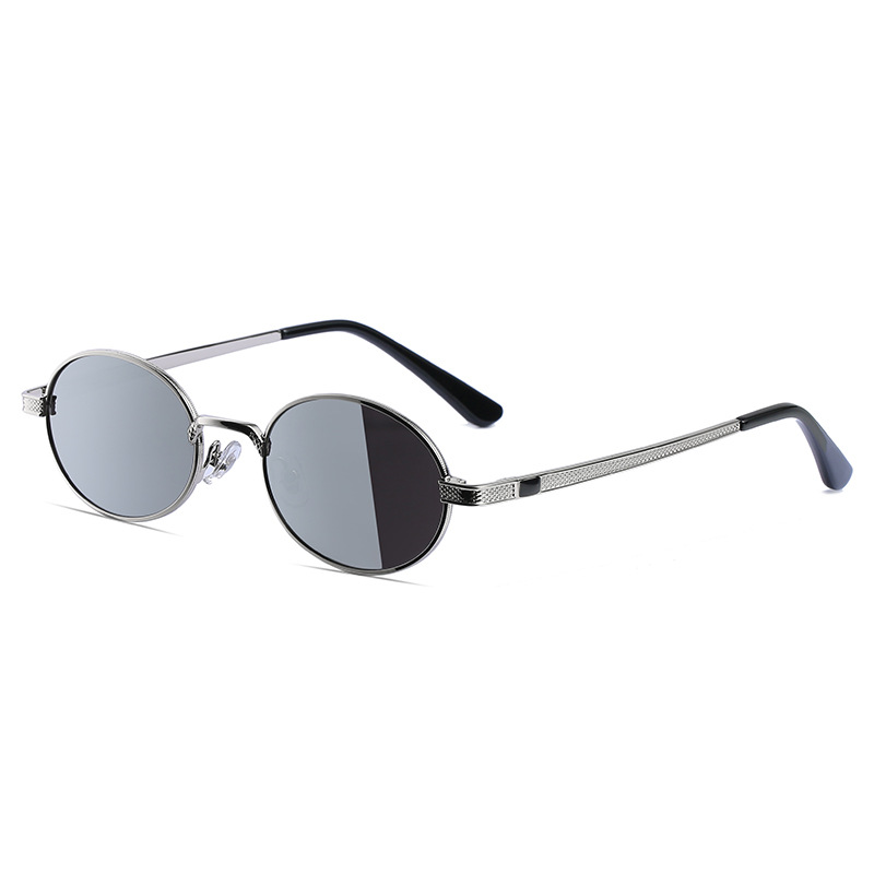 Title 4, Fashion Metal Retro Colorful Round Sunglasses