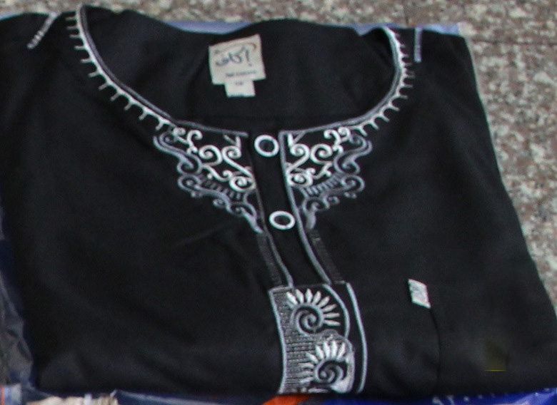 Muslim Men's New Cotton Hemp Embroidery Islamic Liturgy Embroidered Hui Men's Suit Two Piece Wholesale