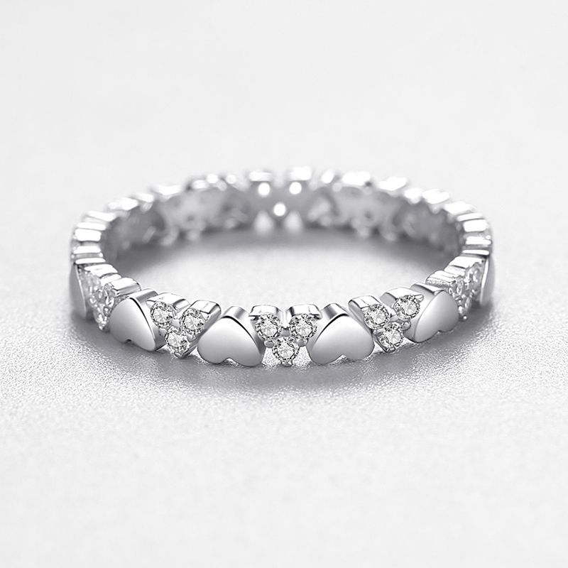 S925 Sterling Silver Ring Female European And American Personality Simple