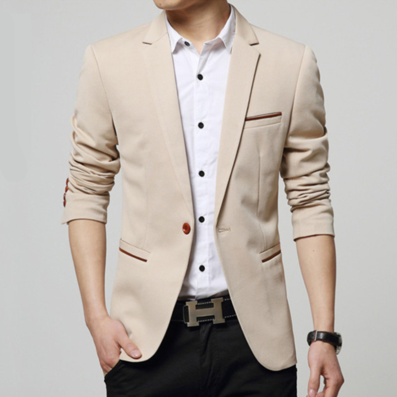 Add Fertilizer To Increase The Suit Men's Loose Large Size  Casual Jacket Autumn New Style
