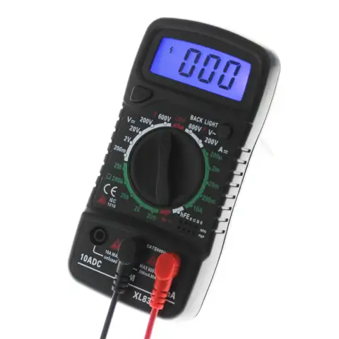 XL830L Multimeter Red Handheld Digital Universal Meter