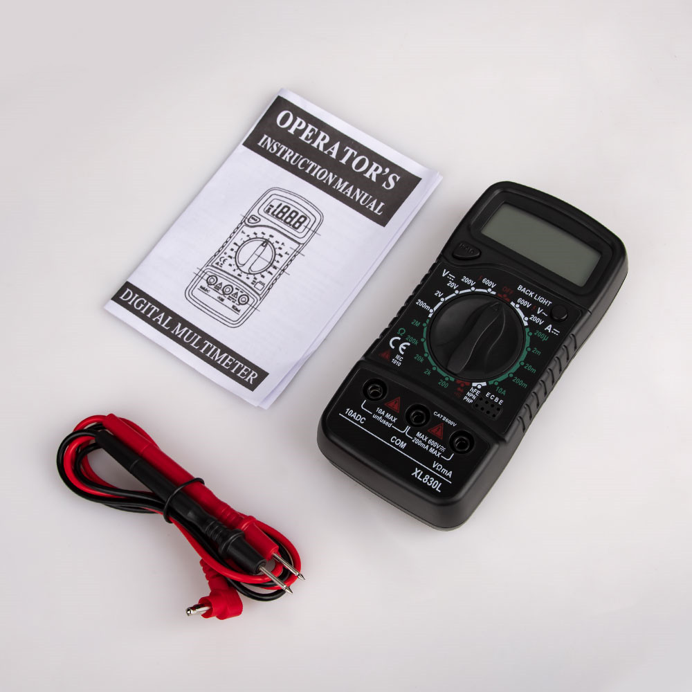 Explosive Foreign Trade XL830L Multimeter Red XL830L Handheld Digital Multimeter Universal Meter — foto 3