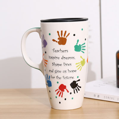 Mark Cup Ceramic With Lid Simple A Cup - Shop at LoveMi