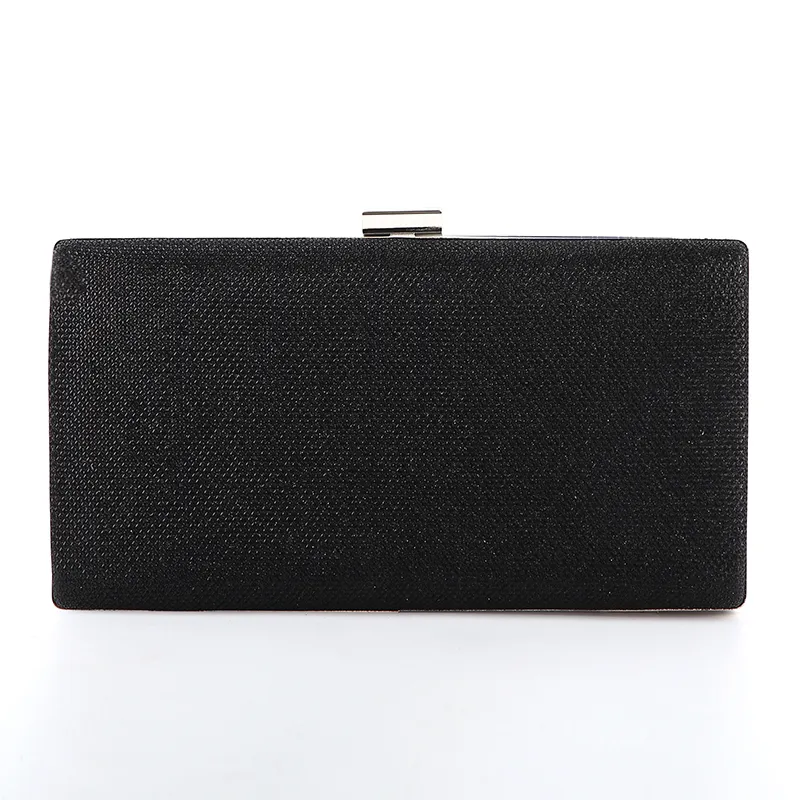 Diamond-encrusted clutch - Black