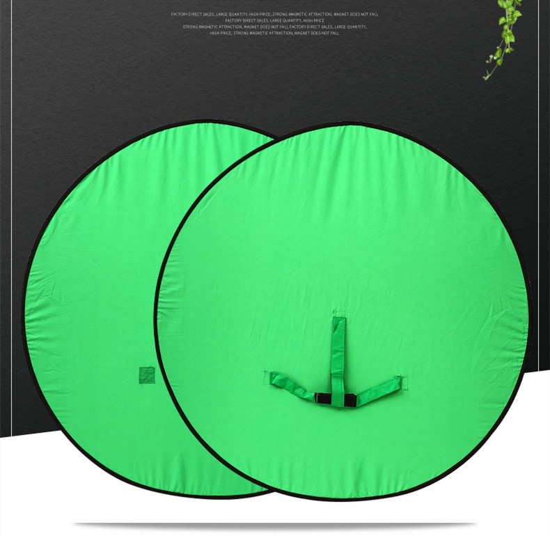 Green Screen Background Live Photography Circular Foldable Reflector