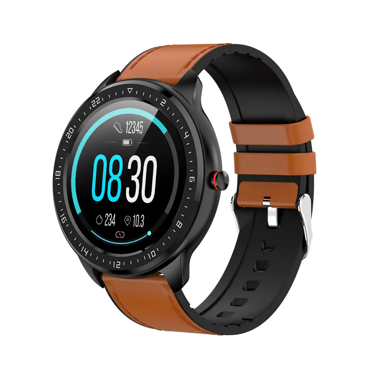 The New Z06 Full Circle Full Touch Watch Smart Bracelet Female And Male Color Screen Business Smart Bracelet Heart Rate Blood Pressure Social