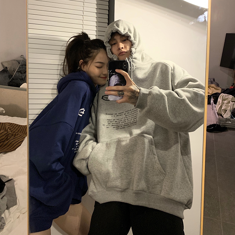 Velvet Thick Loose Wind Couple Sweater Autumn And Winter 