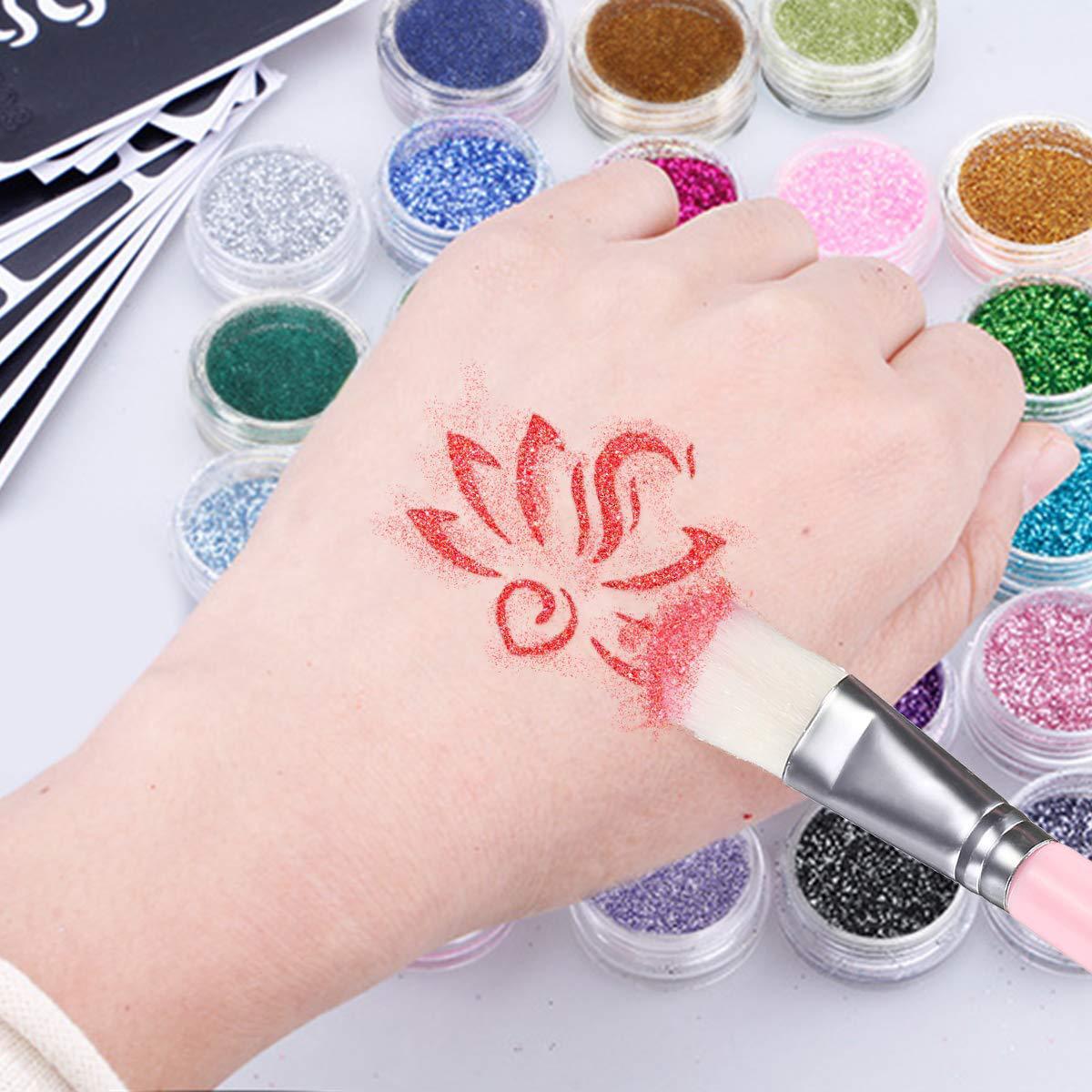 Title 3, New Innovative Diamond Glitter Tattoo Set Semi-...