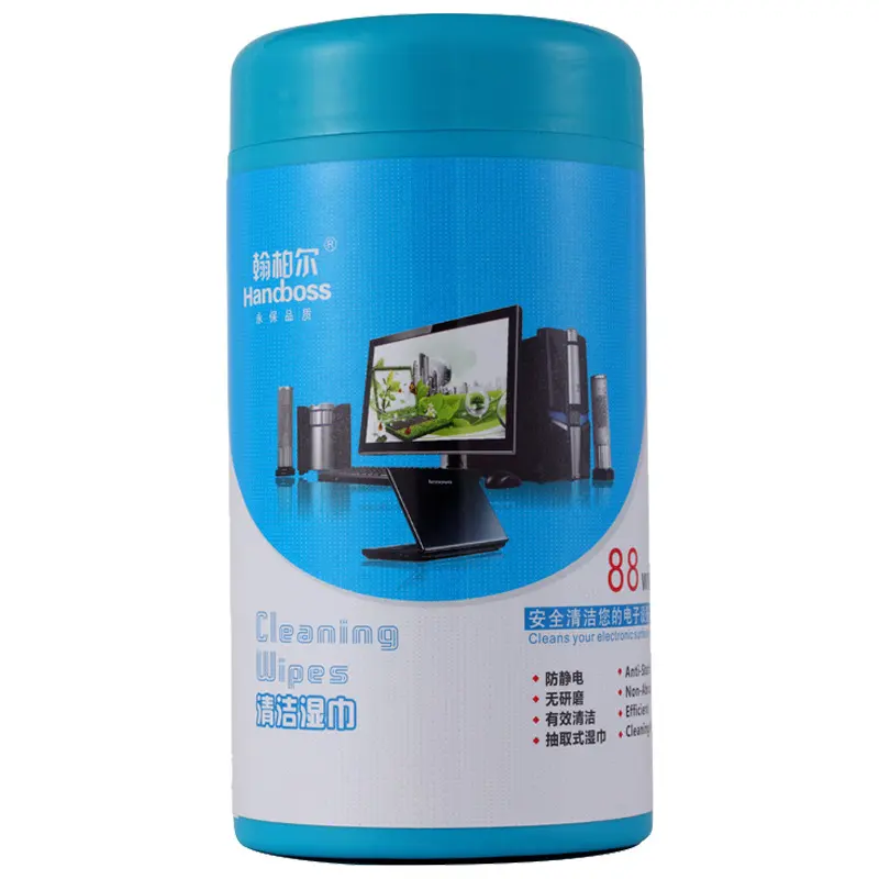 LCD Screen Film Cleaning Wipes Mobile Phone 88 Pieces