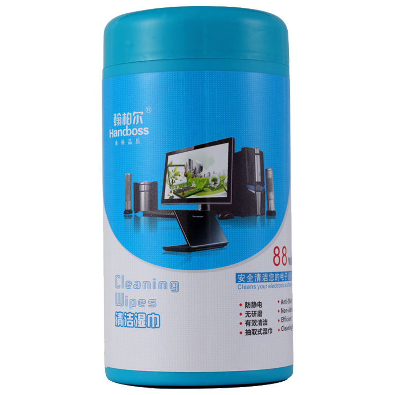 LCD Screen Film Cleaning Wipes Mobile Phone Wipes 88 Pieces Of Barreled Boutique Cleaning Wipes Factory Customized — view 3