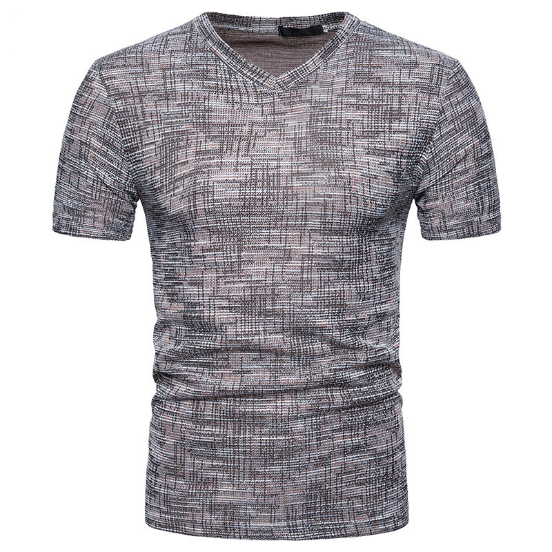 New Men's Plus Size Casual Short Sleeved T Shirt
