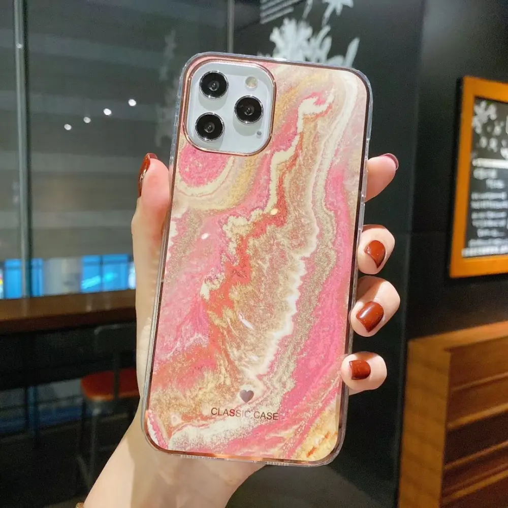 Mobile Phone Case Electroplating Straight Edge Protective
