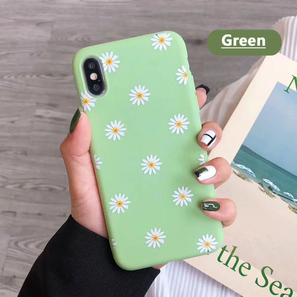 Compatible with Daisy Silicone Phone Case Cover