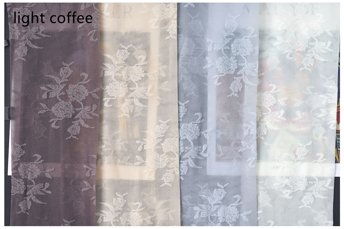 Retro Lace Rose Flower Embroidery Ultra Thin Dark PatternFemale Summer Sweet Court Lolita White StockingsPantyhose Coffee - Shop at LoveMi