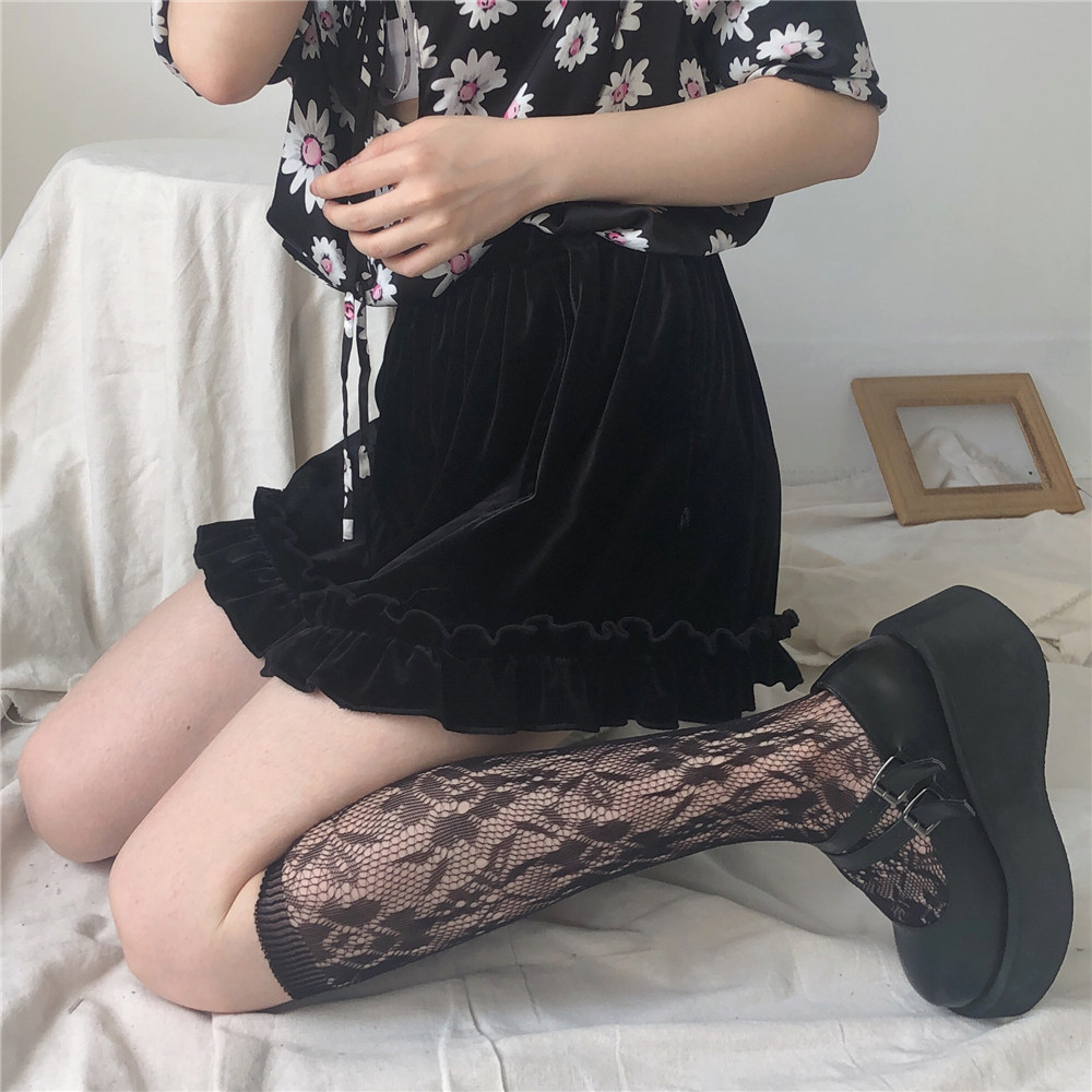 Sweet Retro Lace Hollowed-out Net Socks Cute Student Socks