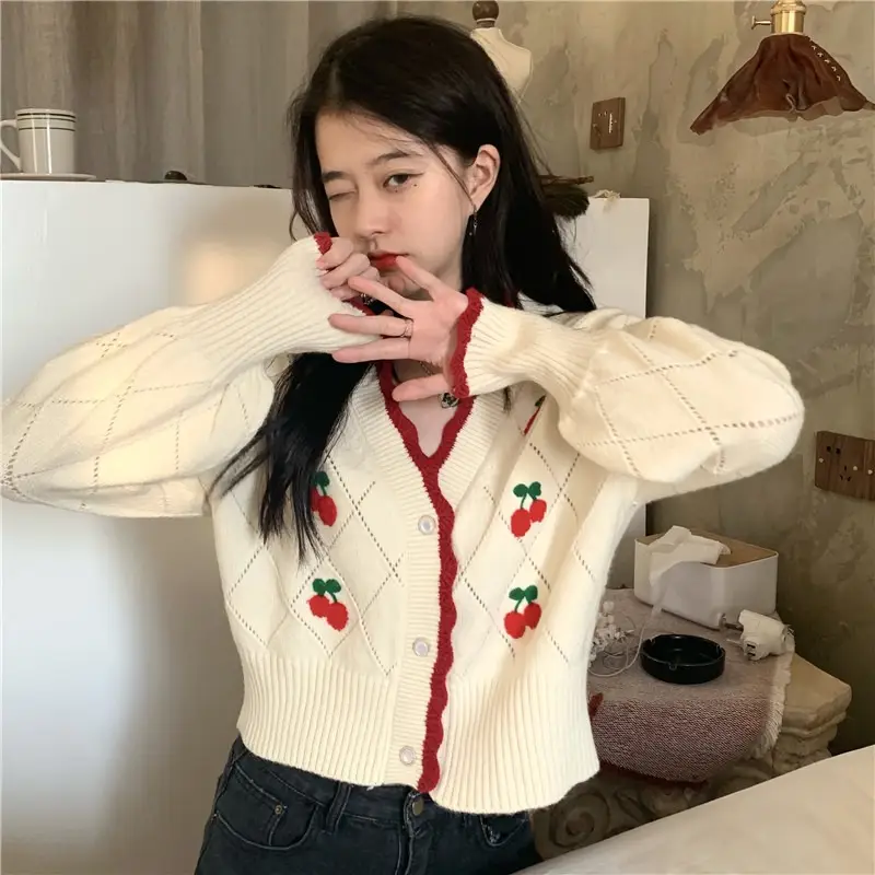 Women's Short Coat Cardigan Sweater Coat