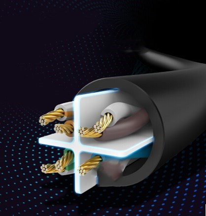 UGREEN Category 6 CAT6 Network Cable Gigabit Network Cable 2 Meters Black 20160 4