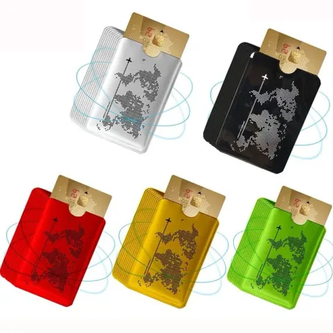 Anti-Magnetic Tin Foil Anti-Degaussing Card Holder