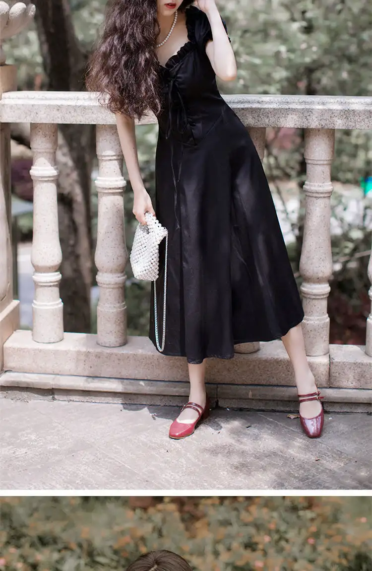 French Palace Retro Girl Lisianthus Skirt