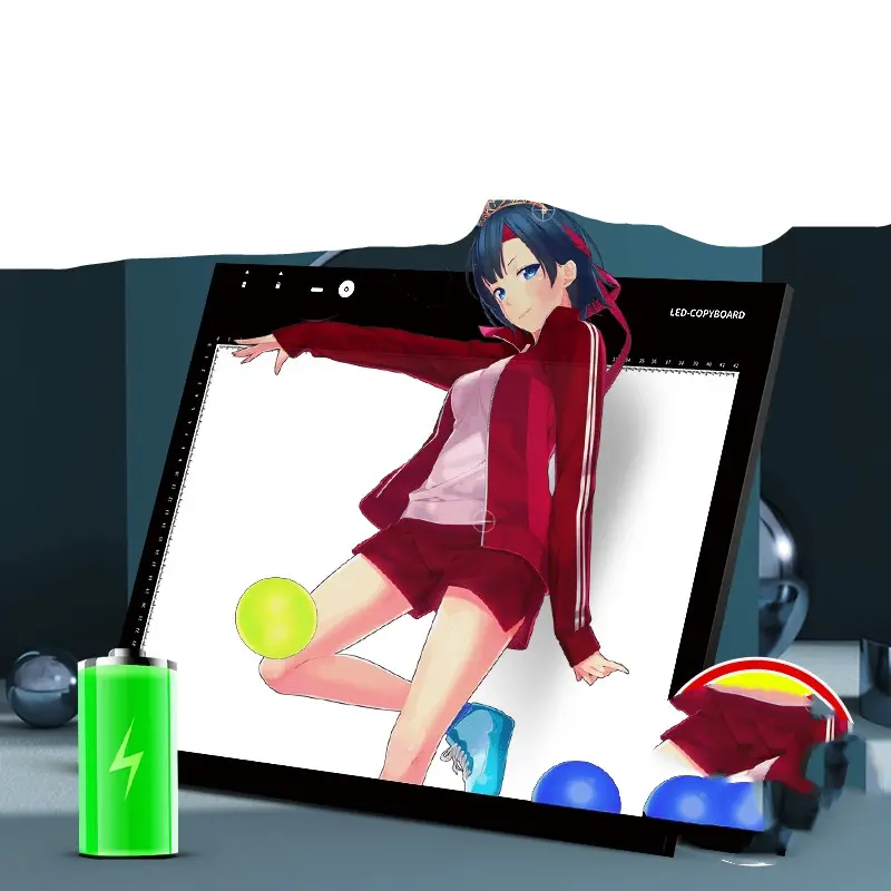 Battery Light-Emitting Board, Writing Station, Cartoon Drawing