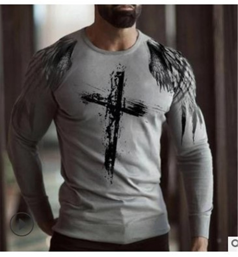 Ouma Loose Hooded 3D Sweater Cross