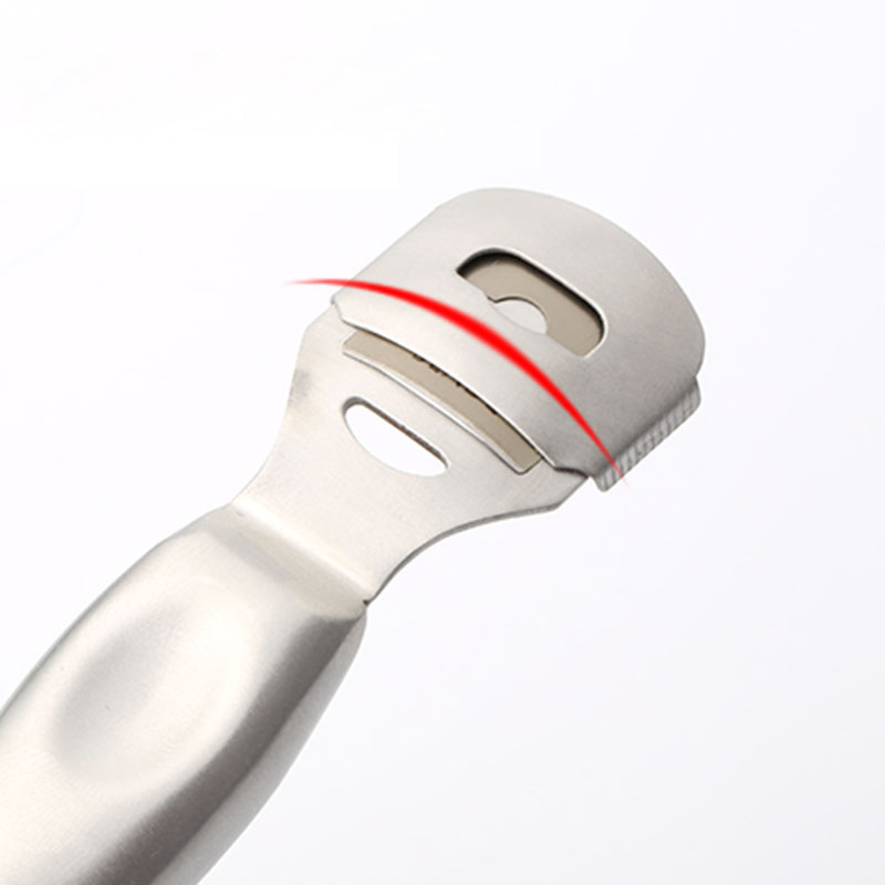 Nail Art Stainless Steel Pedicure Planer Horny Foot Scraper