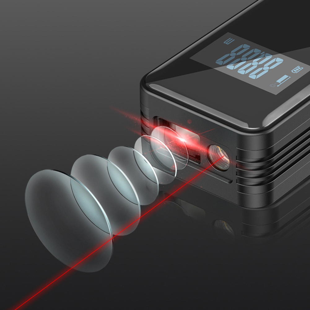 Handheld Mini Electronic Infrared Range Finder Laser Ranging 30M Lithium Battery Direct Charging Digital Display Electronic Portable — foto 2