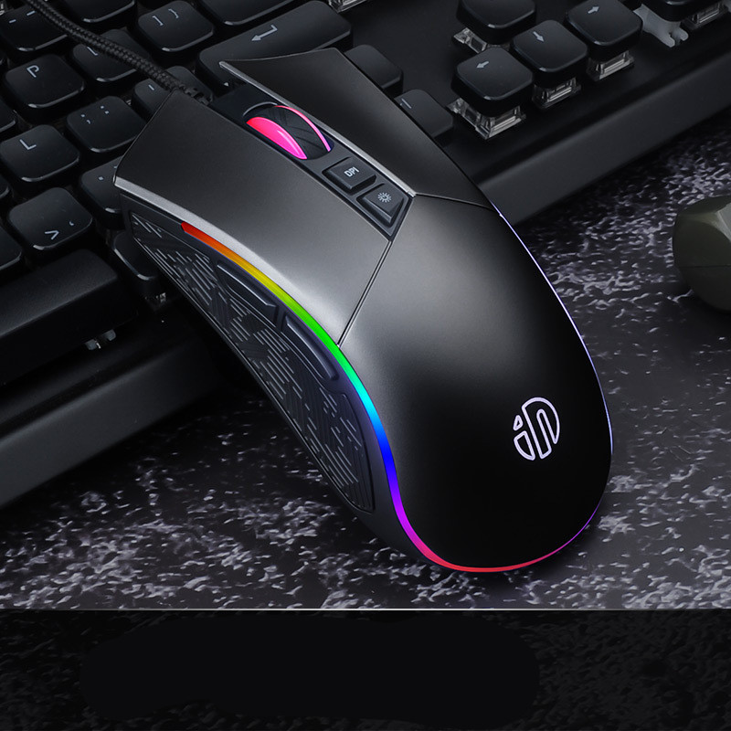 Mus Wired Gaming USB Notebook Home Office skrivebord - Miniatyr 2