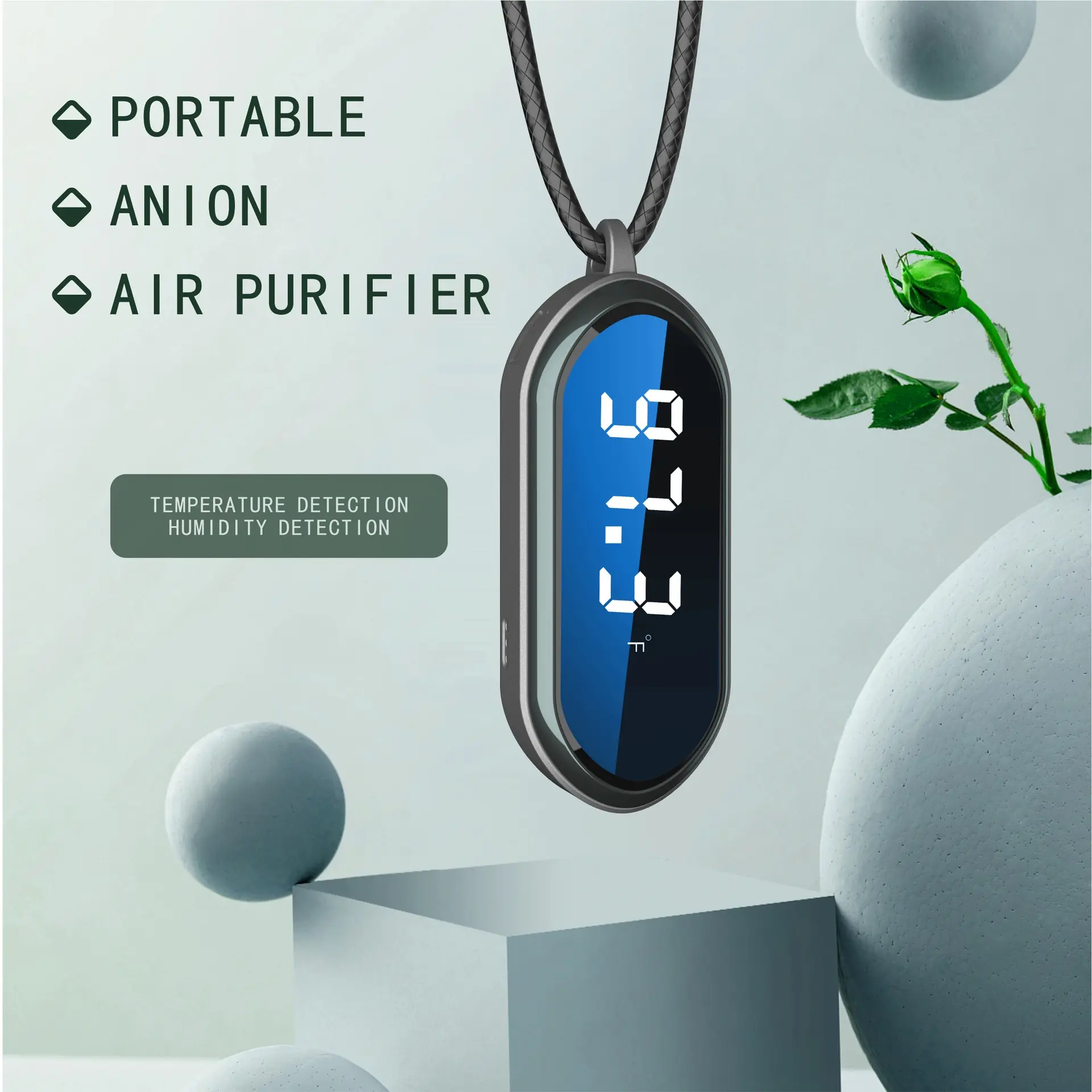 Air Purifier Is Portable And Wears Negative