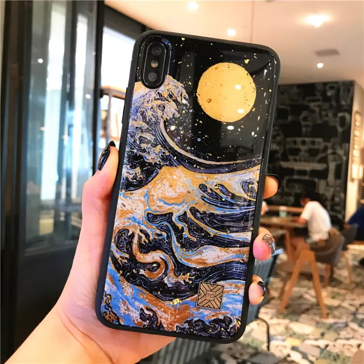 Compatible with Apple, Marbel - Luxury Silicone