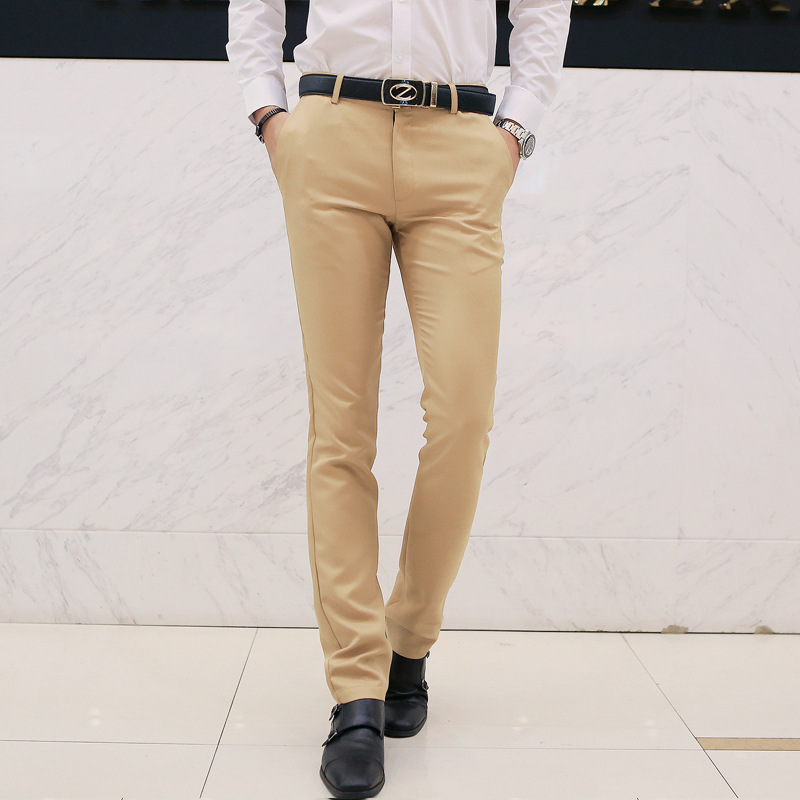 Title 9, Mens Solid Color Slim Straight Slacks, comfort...