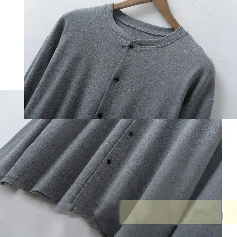 Middle-aged And Elderly Cardigan Underwear Men