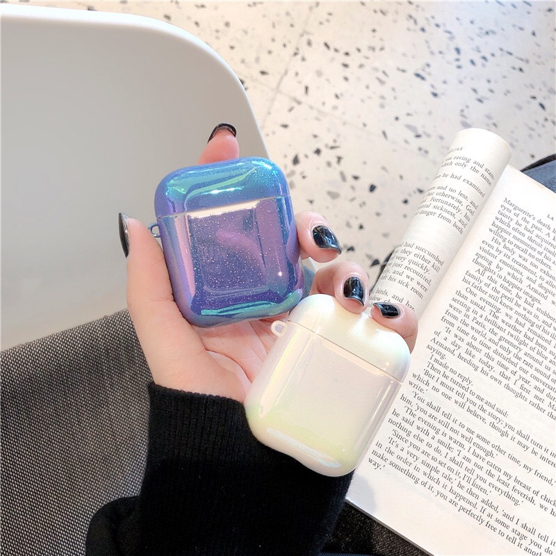 Compatible with Apple, Colorful Gradient Matte Shiny Earphone Shell - Image 4
