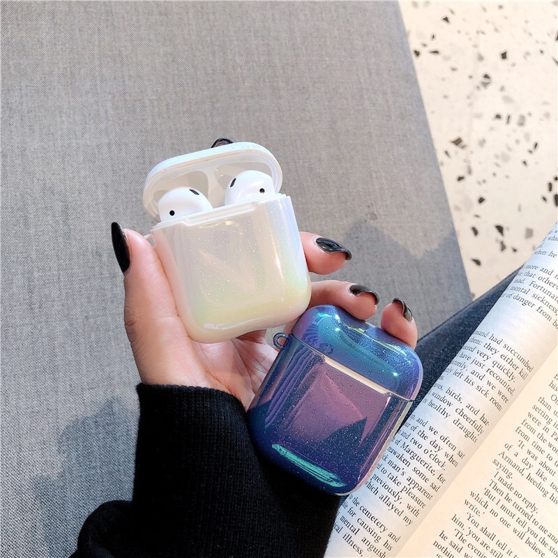 Compatible with Apple, Colorful Gradient Matte Shiny Earphone Shell - Image 3