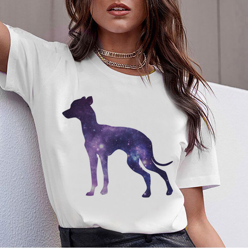 Letter Print Short Sleeve T-Shirt Top Fashion Loose Casual All-Match Ladies T-Shirt