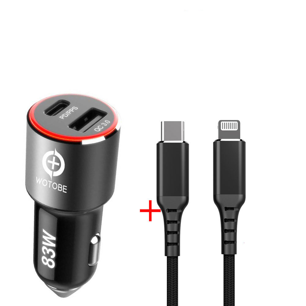 83W car charger PD Apple MFI f