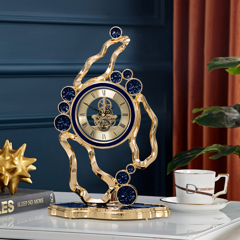 Mechanical Gear Clock Enamel